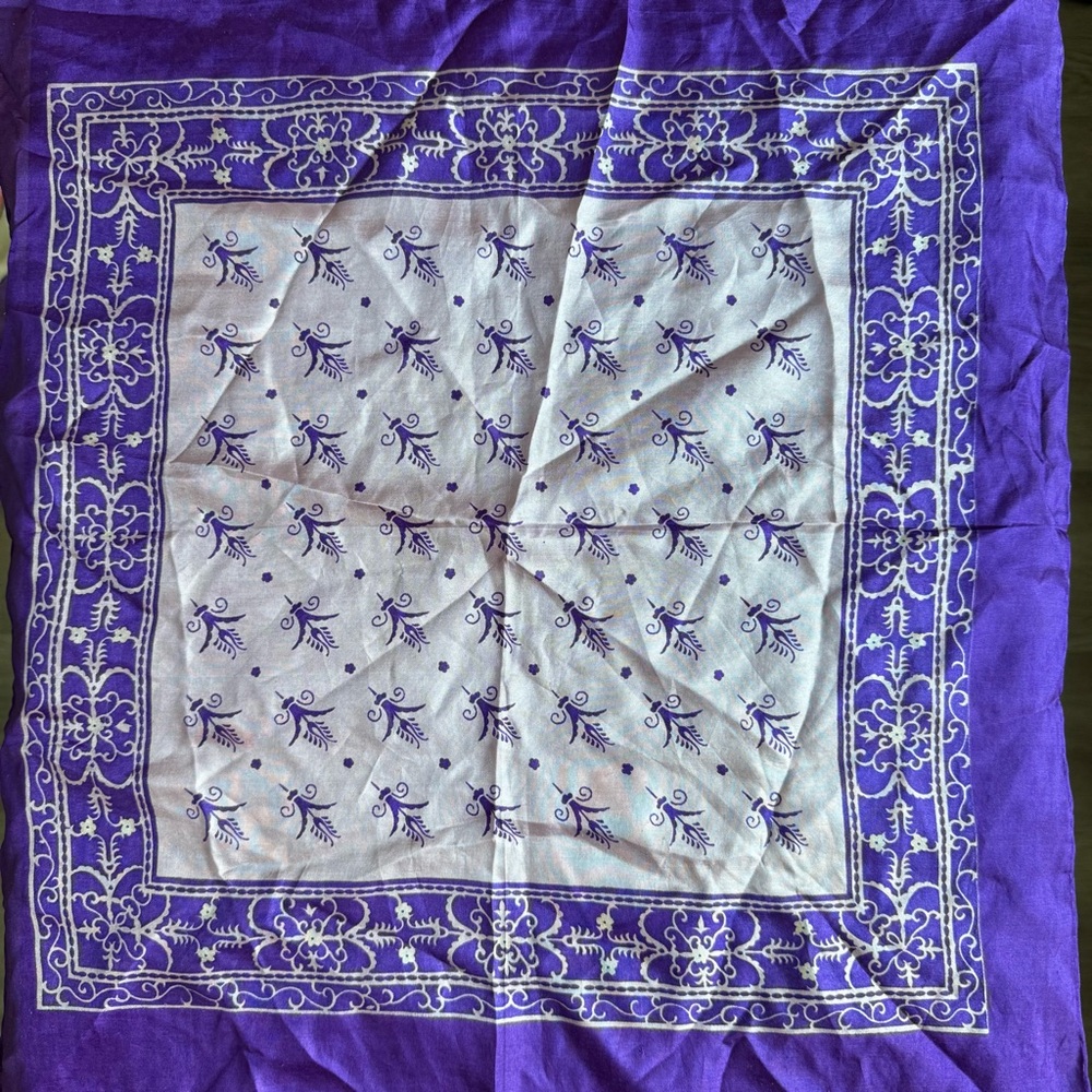 Purple Pocket Square / Scarf – Lightweight Style Accent Piece